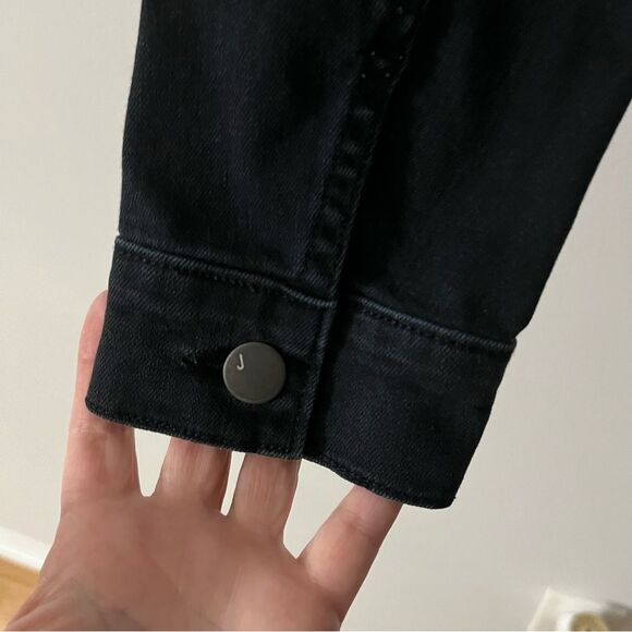 J Brand Blue Dark Washed Denim Jean Jacket Size Medium - Picture 9 of 10